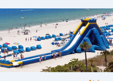 53.3mの浜のための長いカバ水スライドのゲームの膨脹可能で最も長いスライド