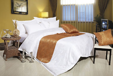 4/5 軒の星のホテルのために優雅な Tencel のベッドの旗の高級ホテルの寝具