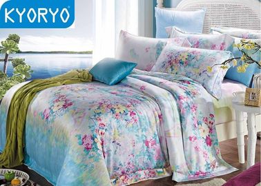 真新しい臭いの形態上 4pcs 現代庭の花の寝具は多彩な反応印刷を用いる耐久財を置きます