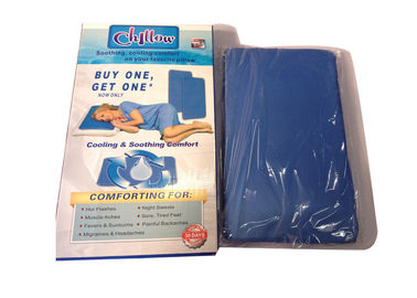 柔らかい青 Nylon+Sponge の cillow の熱い夏の涼しいゲルの枕