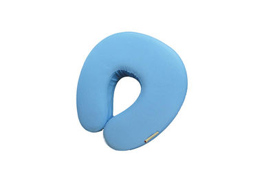 旅行のための専門の青い携帯用柔らかく小さい記憶泡の枕