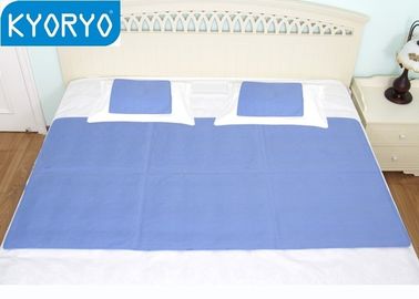 青い弾力性のある再生利用できる冷却のゲルのベッド パッドの快適な正方形