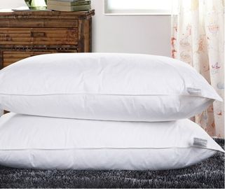 反無呼吸の灰色のアヒルの羽の綿の Percale のホテルの枕挿入物の白またはカスタマイズされる