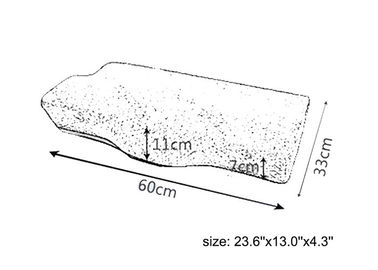 Therapedic の サイズ 頚部処置のための反いびきの記憶泡の枕王