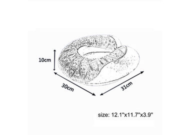 快適で白く涼しいゲルの記憶泡の枕環境は保護します