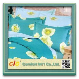 ポリエステル/綿のホテルの綿のシーツ/寝具はセットの家の織物の Microfiber の印刷を広げます