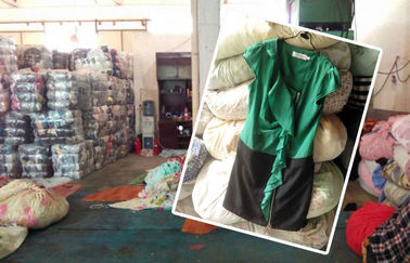 秒針の着色された衣服は高い綿および低価格の衣類卸し売り Rags を使用しました