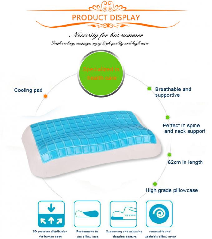 いろいろな種類の記憶美の枕、タケ繊維の物質的な記憶ゲルの泡の枕を供給して下さい